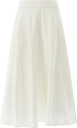 van Laack Rok Ralea - Dames - Midirokken - Wit - L - Rokken