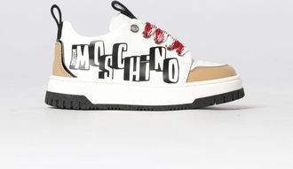 Moschino Sneakers Moschino in pelle con stampa logo