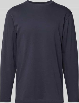 Ragman Longsleeve mit Rundhalsausschnitt in Marine, Größe XXXL