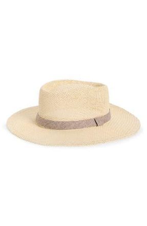 Nordstrom Rack Straw Gambler Hat in Natural at Nordstrom Rack, Size Large/x-Large