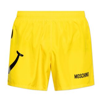 Moschino Heren, Badkleding, Geel, Maat: L Nylon