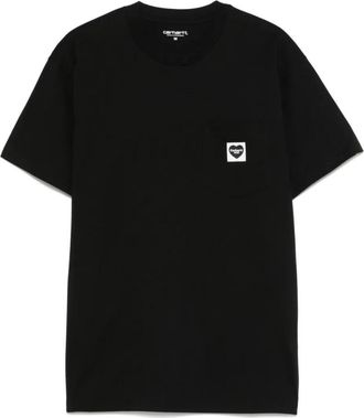 Carhartt Work in Progress Black Logo T-Shirt