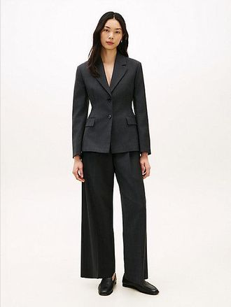 Tommy Hilfiger Pantal&oacute;n de pernera holgada con cuadros