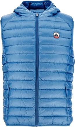 Jott Hooded Sleeveless Puffer Vest - Heren - Bodywarmers - Blauw - M - Jassen