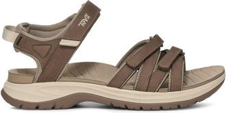 Teva Tirra Sport Leather Sandalen f&uuml;r Damen | braun/beige