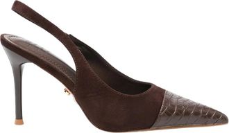Twentyfourhaitch Schoenen, Dames, Bruin, 36 EU, Varne Pumps