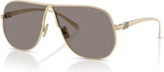 Miu Miu Sunglasses, female, Yellow, Size: 66 MM MU A56S Zvn80Q Sunglasses