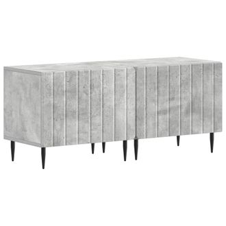 vidaXL Mueble De Tv Gris Hormig&oacute;n Madera De Ingenier&iacute;a Vidaxl