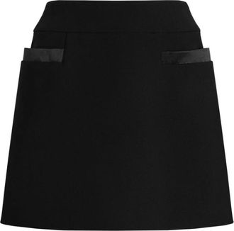 Dolce & Gabbana Black Solid Mini Skirt