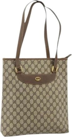 Gucci Pre-owned Tote Bags, female, Beige, Size: ONE SIZE Pre-owned Plastic Tote Bag