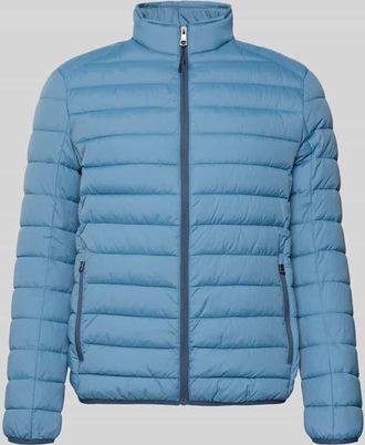 Mc Neal Steppjacke mit Rei&szlig;verschluss in Blau, Gr&ouml;&szlig;e XXXL