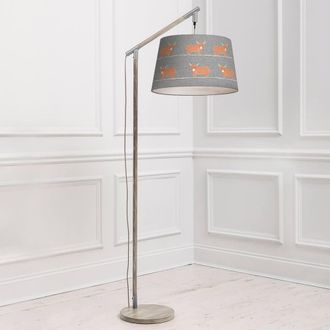 Voyage Maison Quintus Floor Lamp With Dougal Quintus Lampshade in Grey