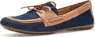 Vaneli Alda Womens Flat Shoes Blue Jeans/Cuoio Nappa : 5.5 M (B), Denim/Nappa