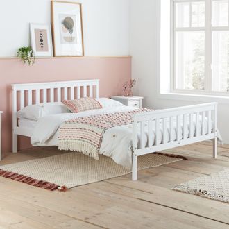 Birlea Oxford Bed in White | Size: Double