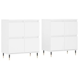 Berkfield Home Sideboards 2 pcs White Engineered Wood