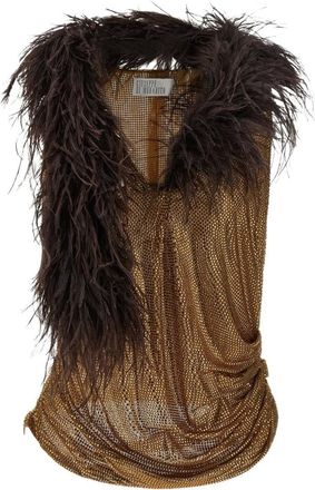 Giuseppe Di Morabito Dames, Tops, Bruin, Maat: L