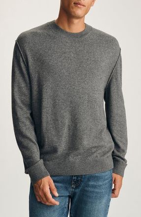 Mavi Lightweight Crewneck Sweater in Grey Melange at Nordstrom, Size Xx-Large