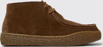 Camper Peu Terreno Suede Desert Boots with Rear Logo and Low Heel