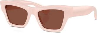 Oliver Peoples Edition 3 Zonnebril - Dames - Zonnebrillen - Roze - 52 MM - Accessoires
