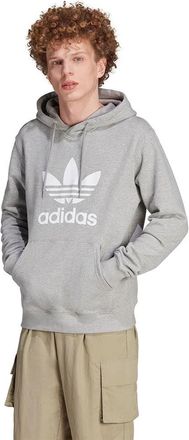 adidas Klassieke Trefoil Hoodie - Heren - Hoodies - Grijs - M - Hoodies & sweatvesten