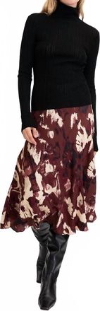 Tanya Taylor Womens Beth Skirt In Brown