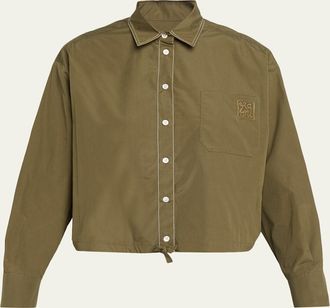Marni Cotton Boxy Fit Button-Down Shirt