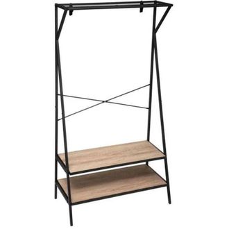 5five Simply Smart 5five Stendino Jano nero e legno design moderno