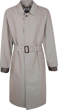 Maison Margiela Klassieke Trenchcoat voor Stijlvolle Look - Dames - Trenchcoats - Grijs - S - Jassen