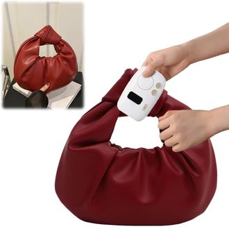 Generic Pufei Underarm Bag PU Leather Casual Shoulder Bags Cloud Bag for Ladies (White)
