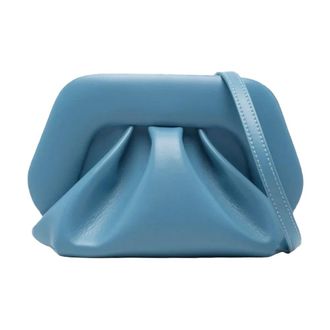 Themoir&egrave; Clutches, female, Blue, Size: ONE SIZE Small Bios Gathered Clutch Bag