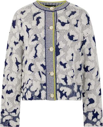 Marc Cain 3-D Gebreide Cardigan - Dames - Vesten - Wit - L - Truien & Vesten