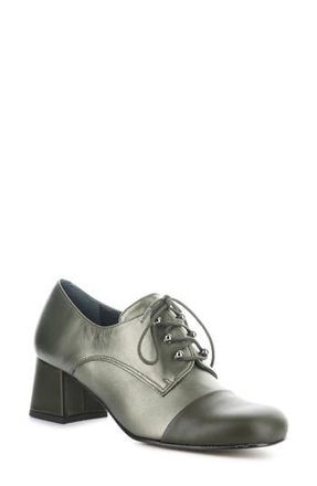 FLY London Sare Heeled Oxford in 001 Graphite/Military Dublin at Nordstrom Rack, Size 6-6.5Us / 37Eu