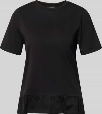 Pieces Regular Fit T-Shirt aus reiner Baumwolle Modell DISSO in Black, Gr&ouml;&szlig;e XL