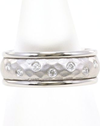 C&A White Gold White Gold (18K) Band Ring (Pre-Owned)