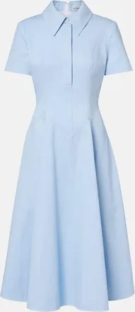 Emilia Wickstead Jody boucl&eacute; tweed midi dress
