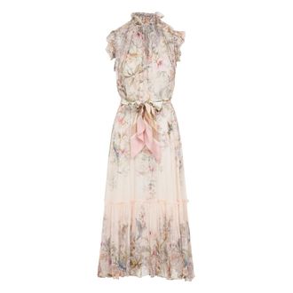 Zimmermann Midi Dresses, female, Multicolor, Size: M Rebellion Flutter Dress