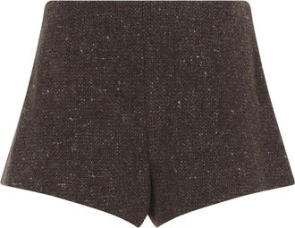Ralph Lauren Slim Short - Dames - Bermuda - Bruin - S - Leer - Korte Broeken