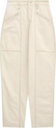 Isabel Marant Fanny Denim Broek - Dames - Loose Fit Jeans - Beige - S - Denim - Jeans