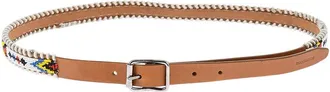 Dsquared2 Brown Beads Embellished Belt