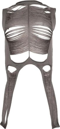 Rick Owens Tanja tank top - women - Wool - M - Brown