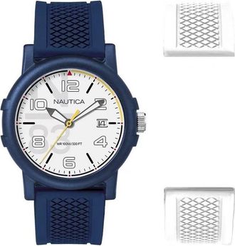 Nautica NABLEME02 Mens N83 Watch and Strap Gift Set - Blue - One Size