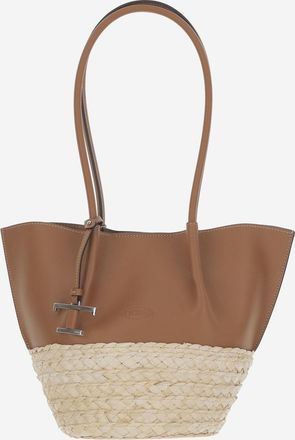 Tod's Womens Leather Shoulder Bag With Charm Handbags Hand