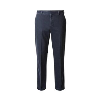 Pantaloni Torino Slim-fit Trousers, male, Blue, Size: 4XL Pantalone Chino Soft-Touch Slim Fit