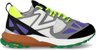 Philippe Model Rokx Sneaker - Heren - Sneakers - Veelkleurig - 43 EU - Katoen - Schoenen