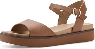 Blondo Rifkin Womens Sandals Cognac Leather : 7.5 M