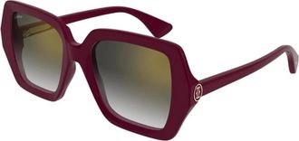 Cartier Ct0507S Zonnebril - Dames - Accessoires - Rood - Maat: 54 MM