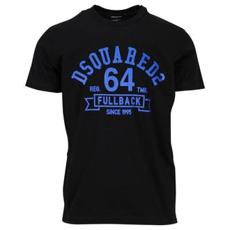 Dsquared2 Cigarette Fit College Zwart T-shirt