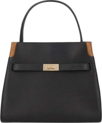 Tory Burch Black Lee Radziwill Small Satchel