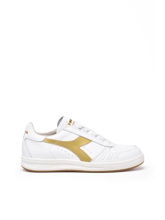 Diadora White Gold Leather B. Elite Sneakers
