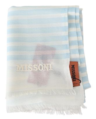 Missoni Striped Cashmere Scarf - Blue